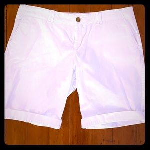 Old Navy White Bermuda Shorts